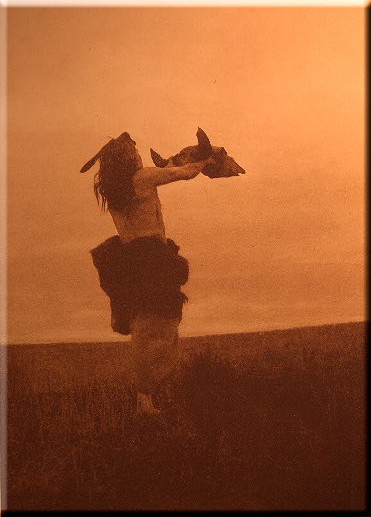 Offering the Buffalo skull - Mandan