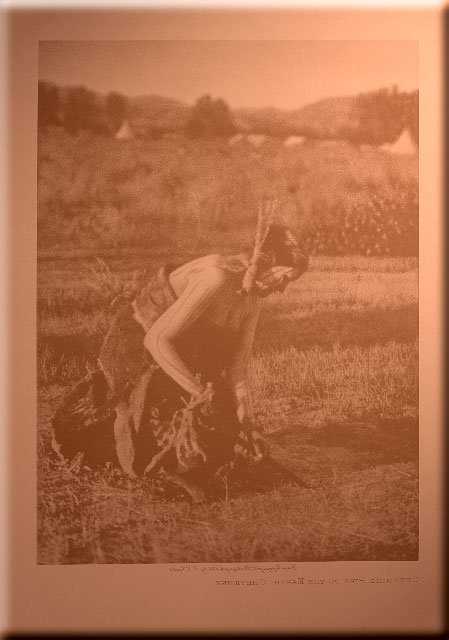 Offering Pipe to the Earth - Cheyenne